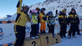 Skirennen, Rangverlesen, Kinderland
