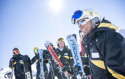 Skilehrer-Team Samnaun
