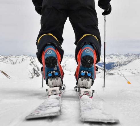 telemark skiing ski school samnaun