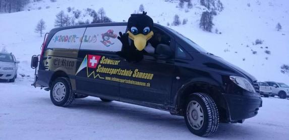 Pinguin Bobo Taxi Samnaun